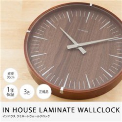 時計 | IN HOUSE LAMINATE WALLCLOCK ラミネートウォールクロック